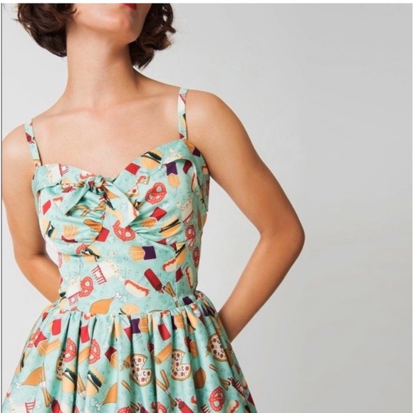 Unique Vintage Dresses & Skirts - Htf Unique Vintage Disney park food midi dress